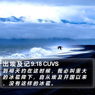 出 埃 及 记 9:18 CUVS Bible Verse Image