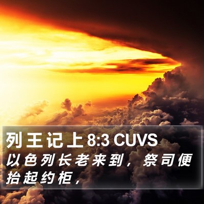 列 王 记 上 8:3 CUVS Bible Verse Image