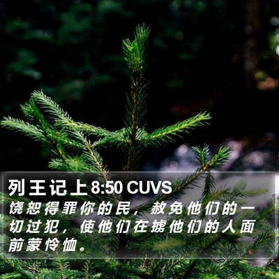 列 王 记 上 8:50 CUVS Bible Verse Image