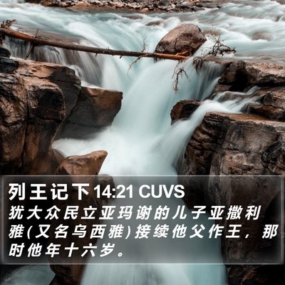 列 王 记 下 14:21 CUVS Bible Verse Image