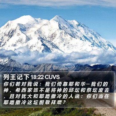 列 王 记 下 18:22 CUVS Bible Verse Image