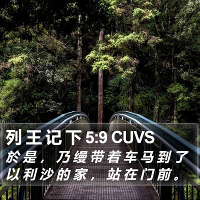 列 王 记 下 5:9 CUVS Bible Verse Image