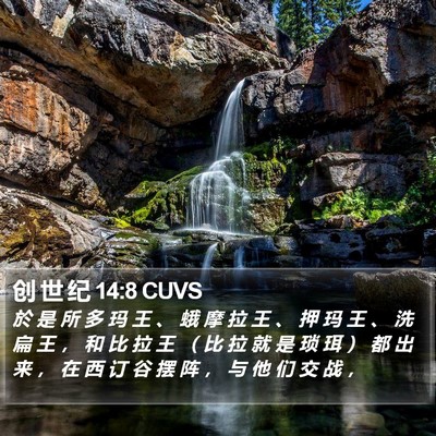 创 世 纪 14:8 CUVS Bible Verse Image