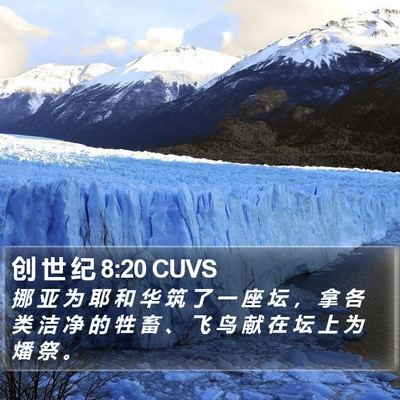 创 世 纪 8:20 CUVS Bible Verse Image
