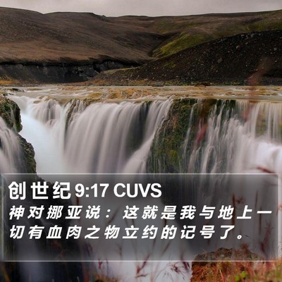 创 世 纪 9:17 CUVS Bible Verse Image