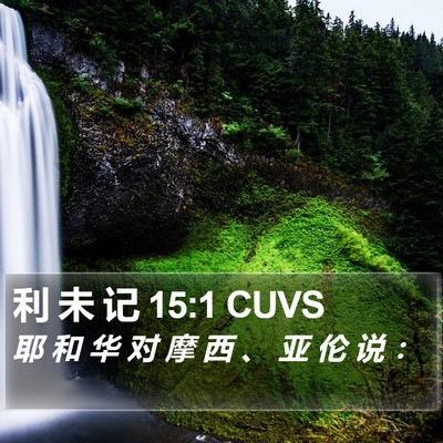 利 未 记 15:1 CUVS Bible Verse Image