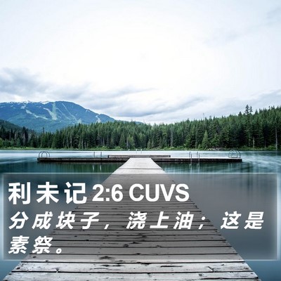 利 未 记 2:6 CUVS Bible Verse Image
