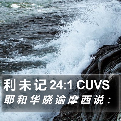 利 未 记 24:1 CUVS Bible Verse Image