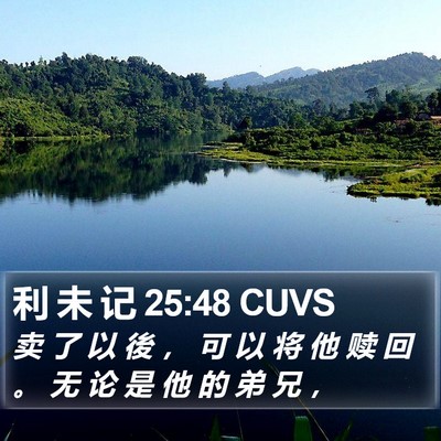利 未 记 25:48 CUVS Bible Verse Image