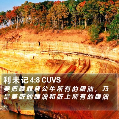 利 未 记 4:8 CUVS Bible Verse Image
