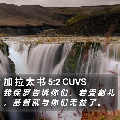 加 拉 太 书 5:2 CUVS Bible Verse Image