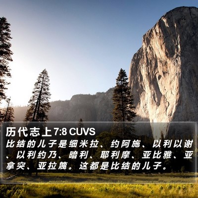 历 代 志 上 7:8 CUVS Bible Verse Image