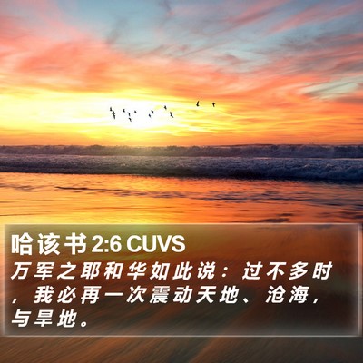 哈 该 书 2:6 CUVS Bible Verse Image