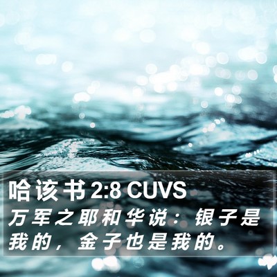 哈 该 书 2:8 CUVS Bible Verse Image