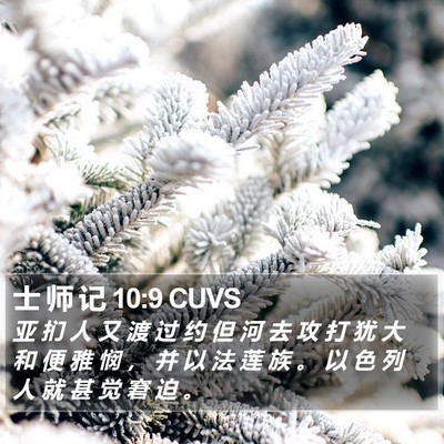 士 师 记 10:9 CUVS Bible Verse Image