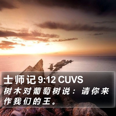 士 师 记 9:12 CUVS Bible Verse Image