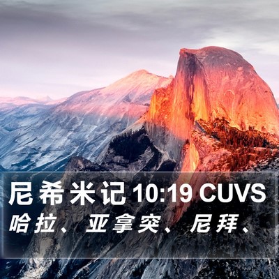 尼 希 米 记 10:19 CUVS Bible Verse Image
