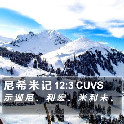 尼 希 米 记 12:3 CUVS Bible Verse Image