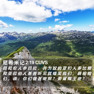 尼 希 米 记 2:19 CUVS Bible Verse Image
