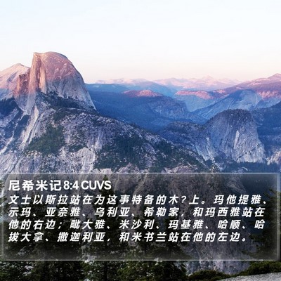 尼 希 米 记 8:4 CUVS Bible Verse Image