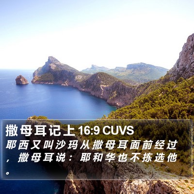 撒 母 耳 记 上 16:9 CUVS Bible Verse Image