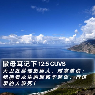 撒 母 耳 记 下 12:5 CUVS Bible Verse Image