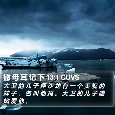 撒 母 耳 记 下 13:1 CUVS Bible Verse Image