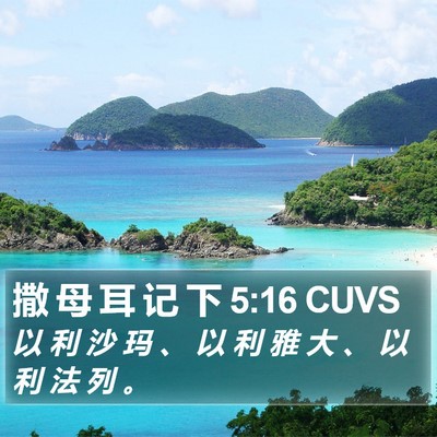 撒 母 耳 记 下 5:16 CUVS Bible Verse Image