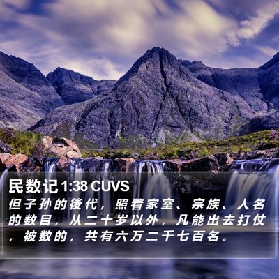 民 数 记 1:38 CUVS Bible Verse Image