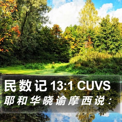 民 数 记 13:1 CUVS Bible Verse Image