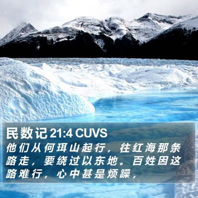 民 数 记 21:4 CUVS Bible Verse Image