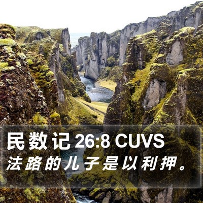 民 数 记 26:8 CUVS Bible Verse Image