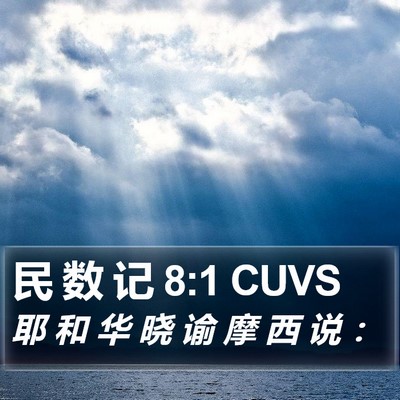 民 数 记 8:1 CUVS Bible Verse Image