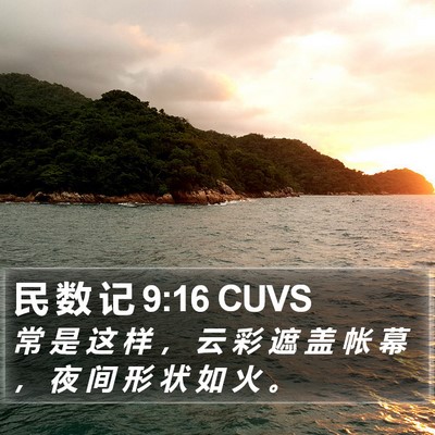 民 数 记 9:16 CUVS Bible Verse Image