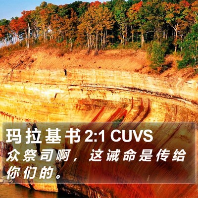 玛 拉 基 书 2:1 CUVS Bible Verse Image