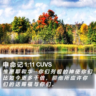 申 命 记 1:11 CUVS Bible Verse Image
