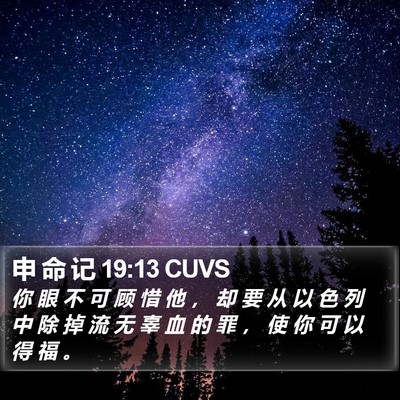 申 命 记 19:13 CUVS Bible Verse Image