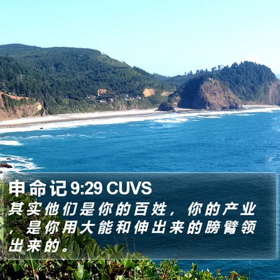 申 命 记 9:29 CUVS Bible Verse Image
