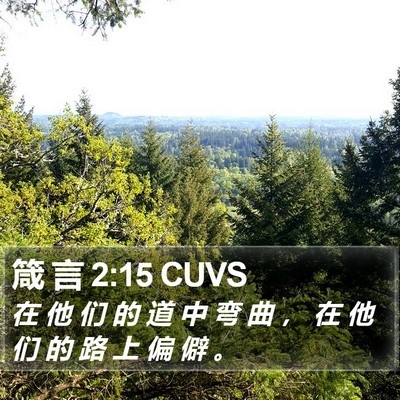 箴 言 2:15 CUVS Bible Verse Image