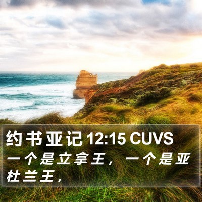 约 书 亚 记 12:15 CUVS Bible Verse Image