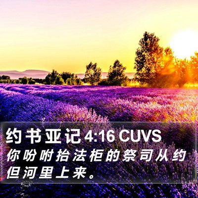 约 书 亚 记 4:16 CUVS Bible Verse Image