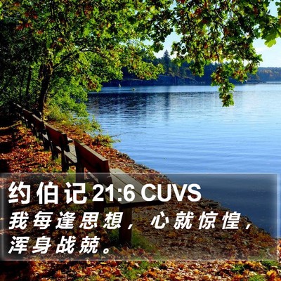 约 伯 记 21:6 CUVS Bible Verse Image