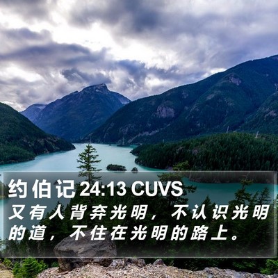 约 伯 记 24:13 CUVS Bible Verse Image