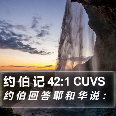 约 伯 记 42:1 CUVS Bible Verse Image