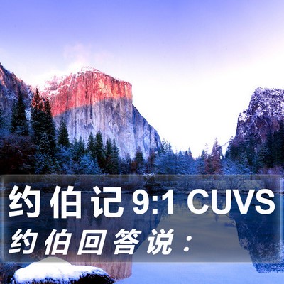 约 伯 记 9:1 CUVS Bible Verse Image