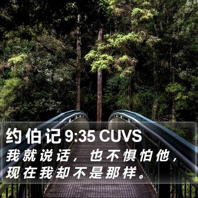 约 伯 记 9:35 CUVS Bible Verse Image