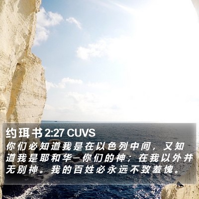 约 珥 书 2:27 CUVS Bible Verse Image