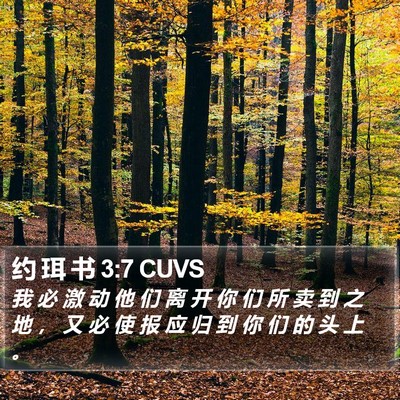 约 珥 书 3:7 CUVS Bible Verse Image