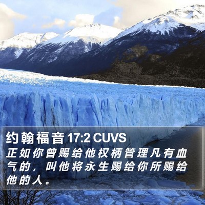 约 翰 福 音 17:2 CUVS Bible Verse Image