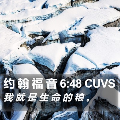 约 翰 福 音 6:48 CUVS Bible Verse Image